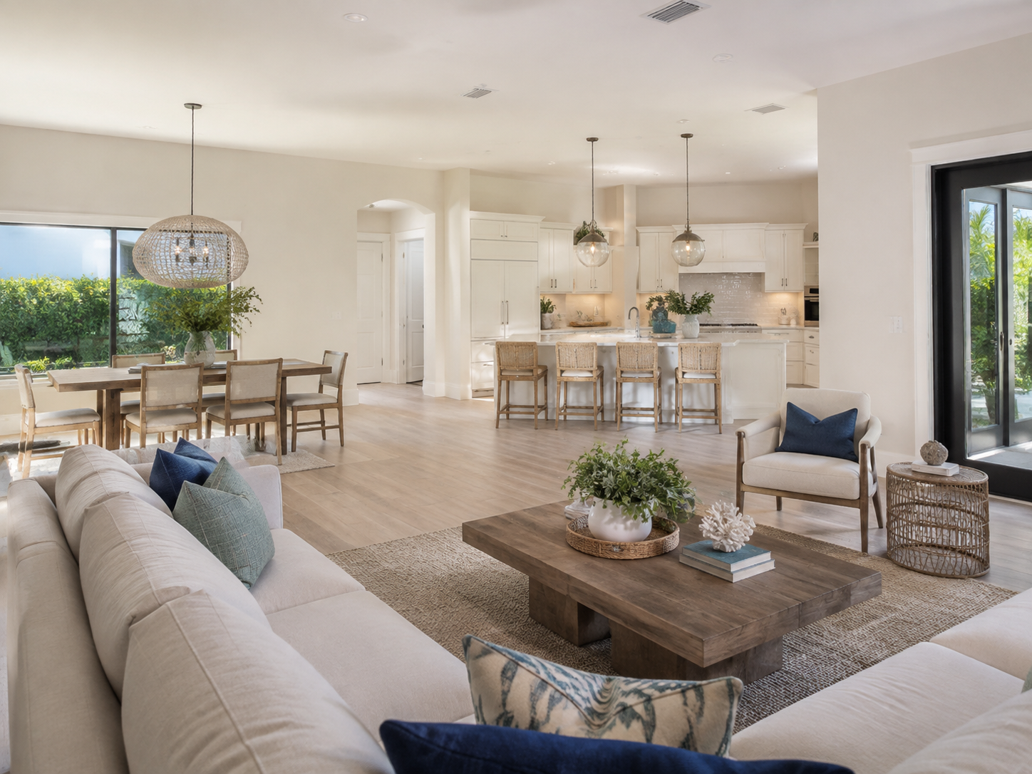 Cohesive open-plan whole-home renovation